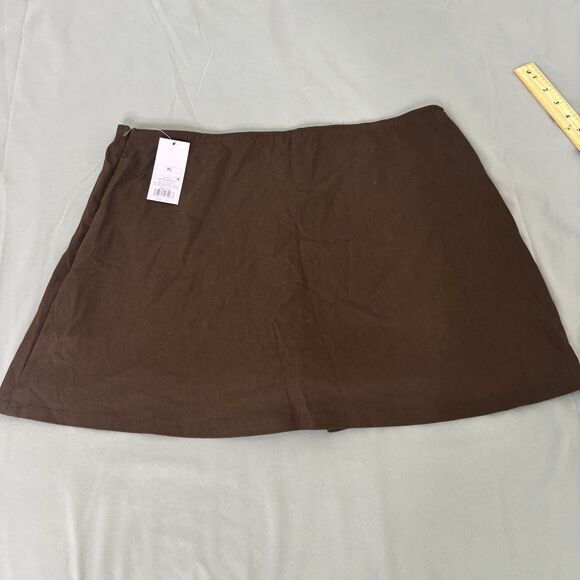 Wild Fable Women's Brown Skort NWT Junior Size XL - Picture 7 of 7
